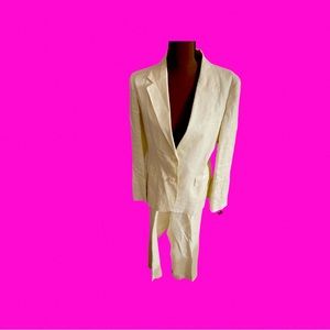 Ralph Lauren cream suite size 12 $90